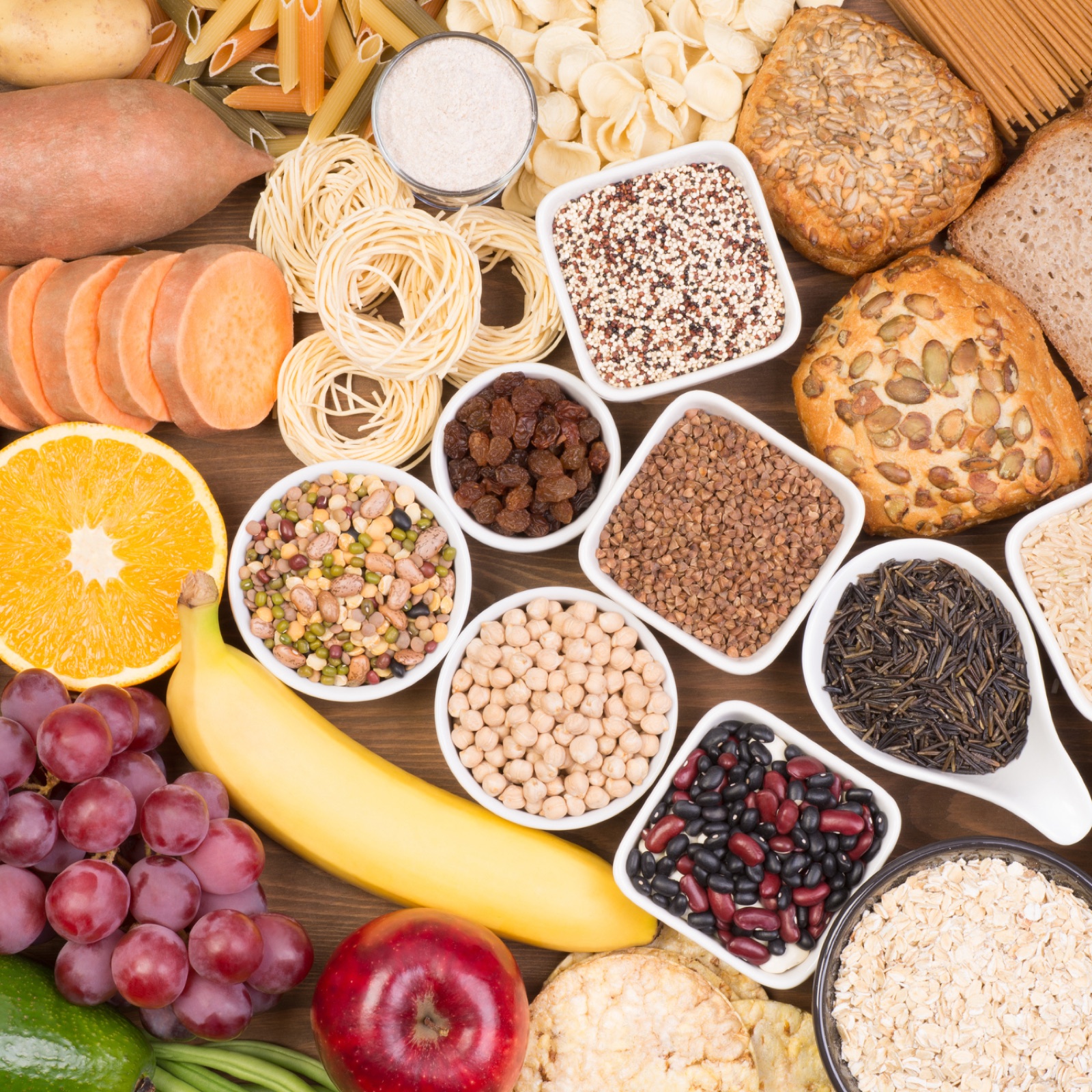 Wholegrain and high-fibre carbohydrate foods used in blood sugar nutrition support in Brisbane