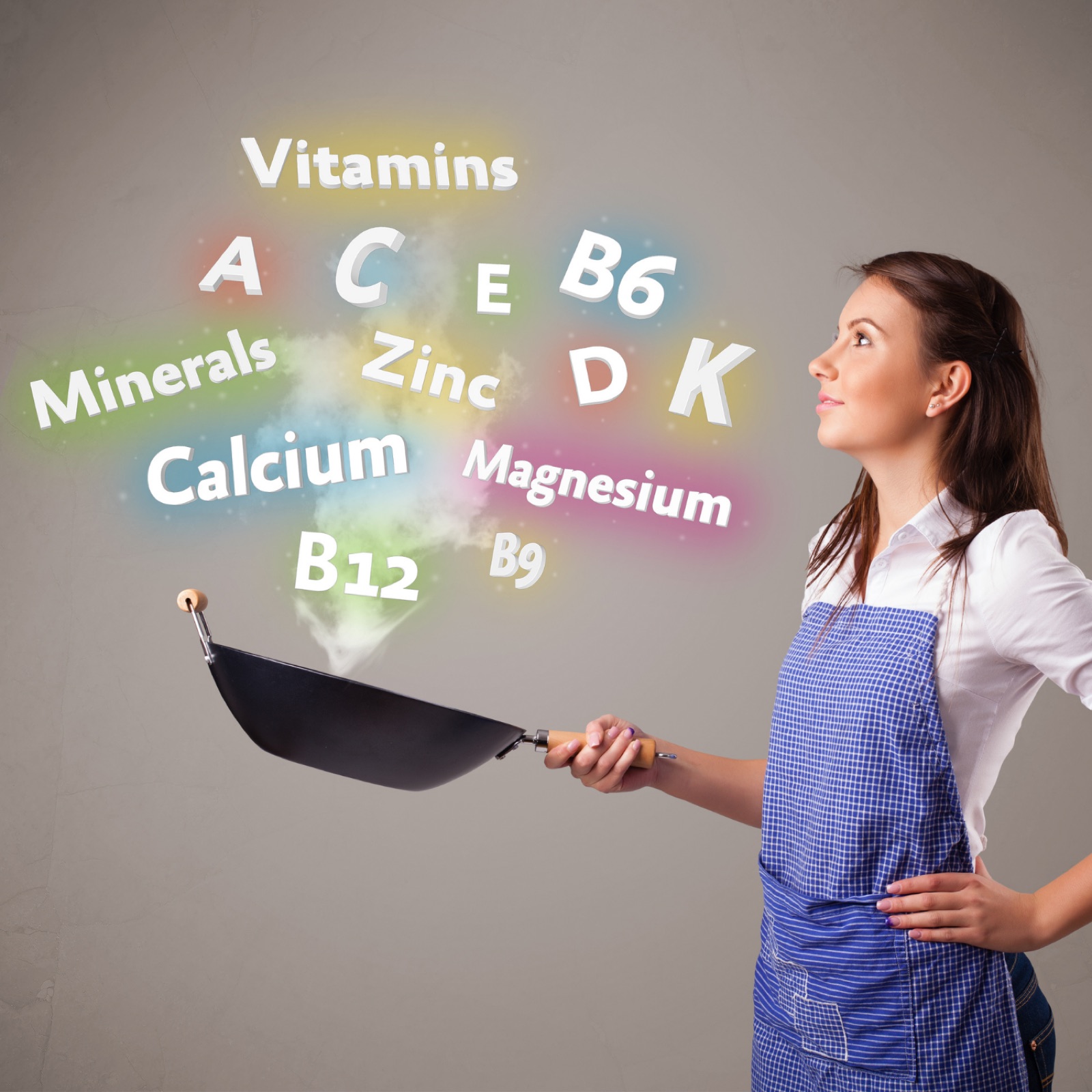 Colourful vegetables and fruit rich in vitamins and minerals, a food-first approach to nutrition